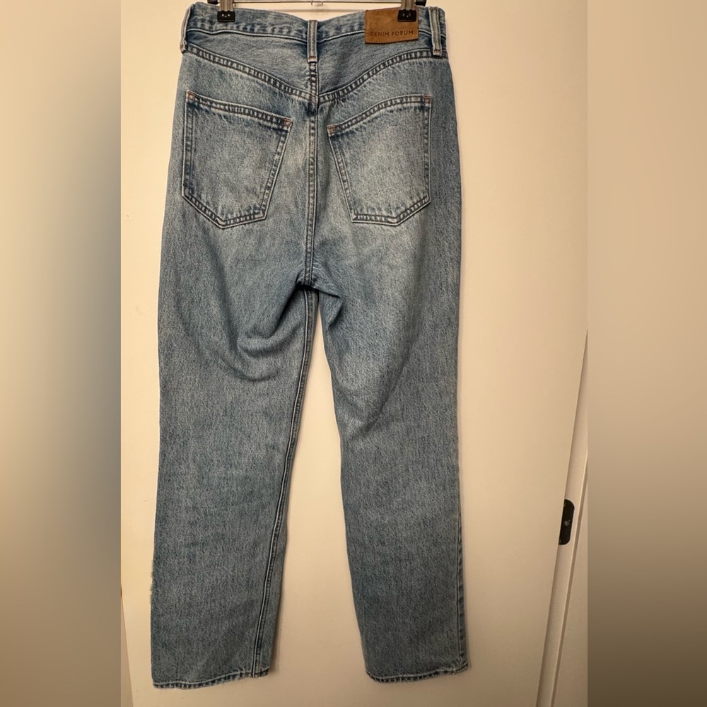 Denim Forum Joni High Rise Loose 29L inseam 28”| Aritzia | US 24 | 100%Cotton - Picture 9 of 16